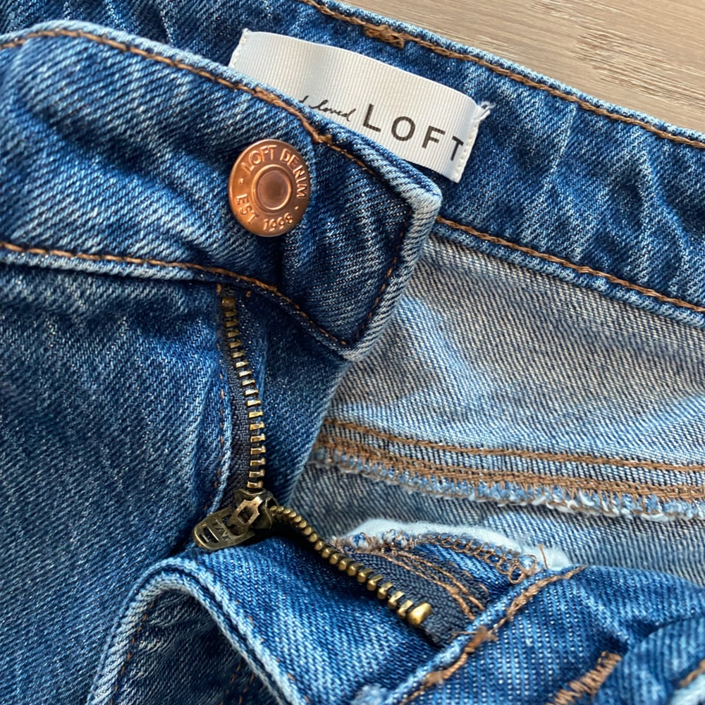 Loft wide leg jeans